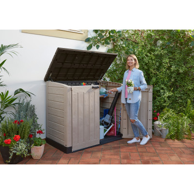 Keter zahradní přístřešek STORE IT OUT MAX béžová, 145,5x82x125 cm